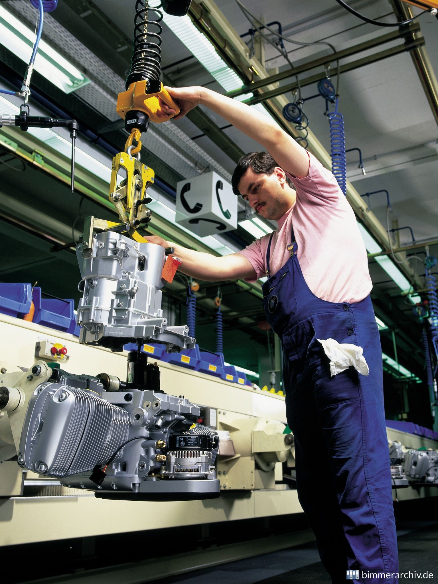 BMW Plant Berlin - assembly boxer engines