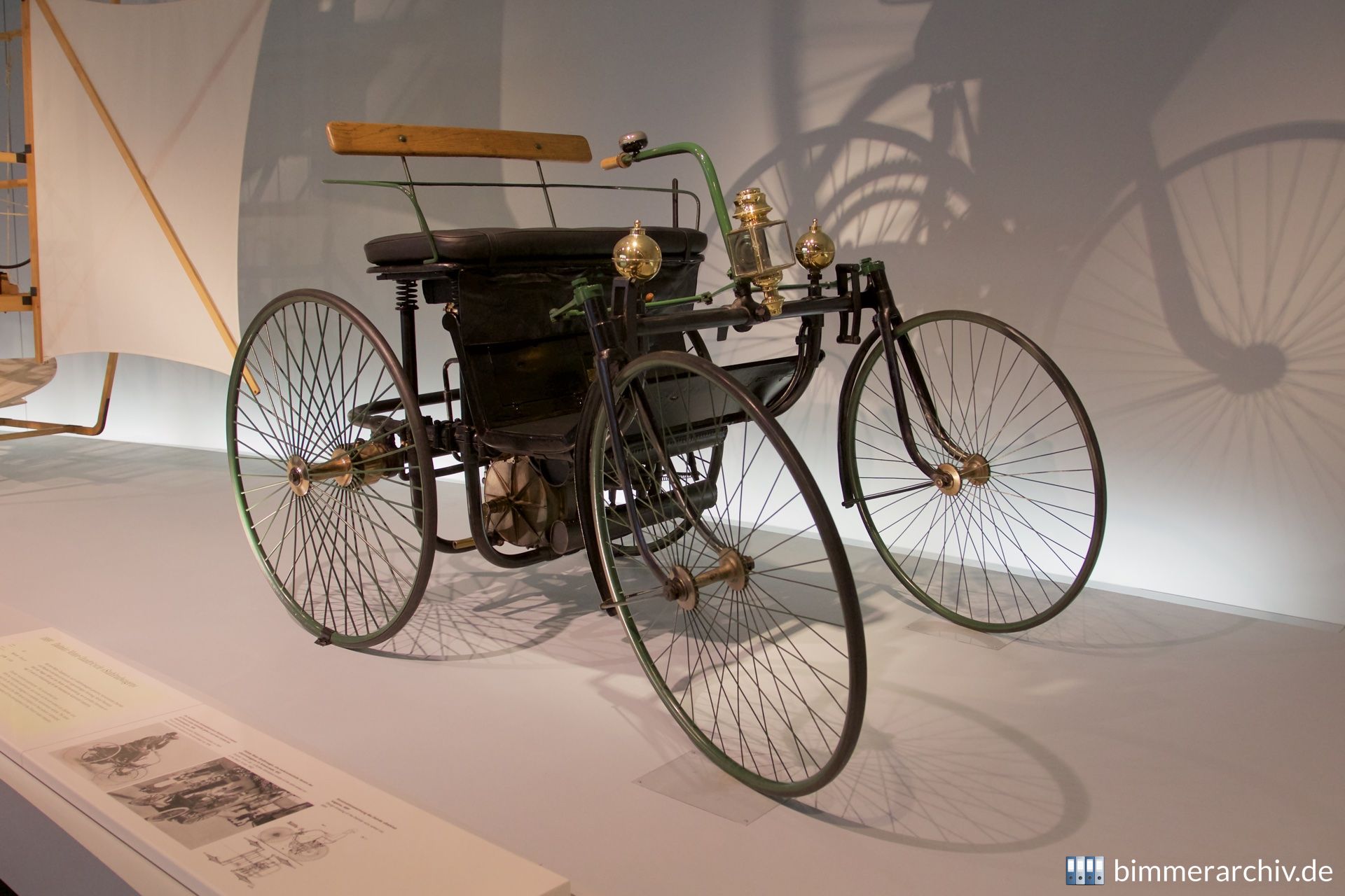 Daimler motorized quadricycle (1889)