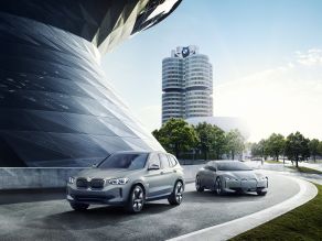 BMW Concept iX3 and BMW i Vision Dynamics